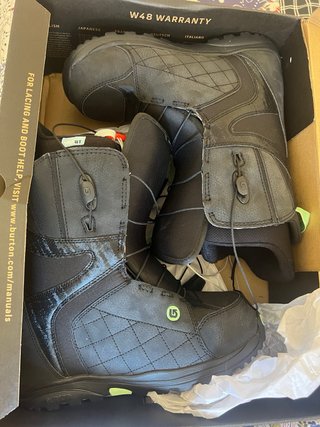 Botas Snowboard Burton Negras y Verdes