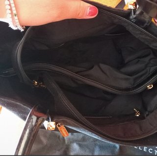 Borsa Primadonna Nera in camoscio