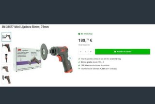 Lijadora de Disco 3M Roloc 33577