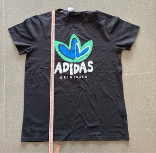 Maglietta Adidas logo San Valentino Nera