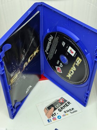 Black PS2 PlayStation 2 PAL Shooter