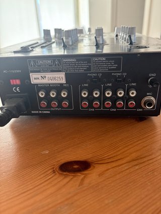 Mezcladora DJ Acoustic Control MX-33