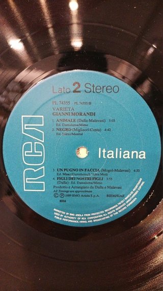 Gianni Morandi - Varietà (LP, Album) c8