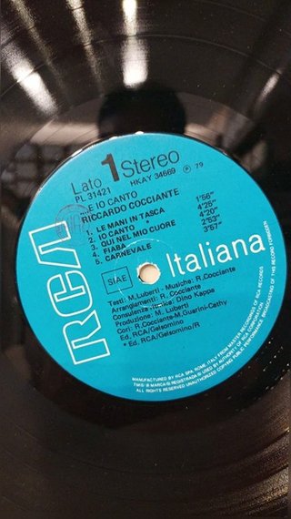 Riccardo Cocciante - E Io Canto (LP, Album,...