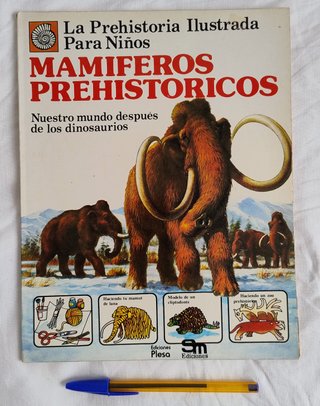 Lote de 2 libros juveniles sobre la Prehistoria