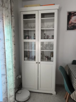 Vitrina Ikea Blanca Madera