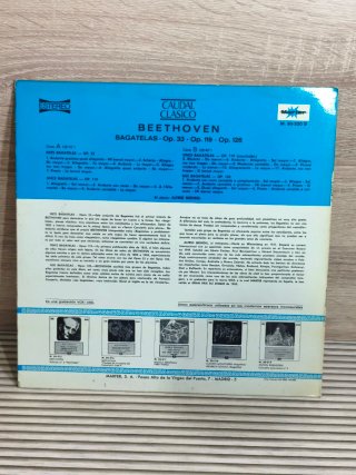 Vinilo Beethoven Bagatelas Op. 33, 119, 126