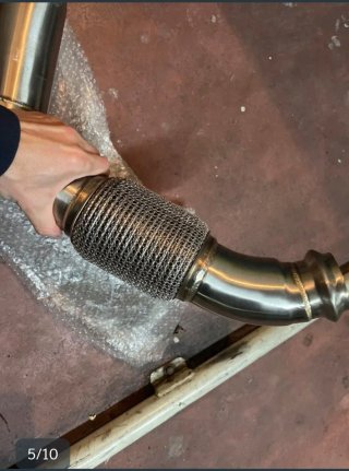 Downpipe Supresor de Catalizador para Mercedes