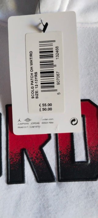 Sudadera Jordan Talla 12-13
