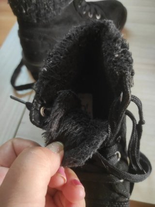 Botas de invierno, con cordones, talla 33