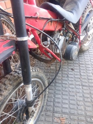 Mini moto para restaurar