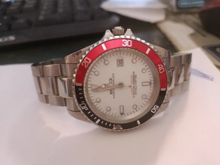 Reloj Rolex Yacht-Master Esfera Blanca Bisel Rojo