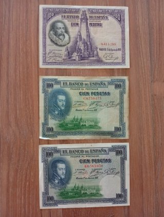 Lote billetes España guerra civil