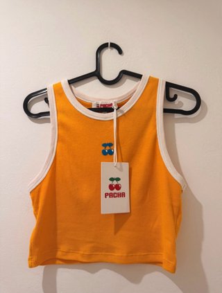 Top Pacha Ibiza Naranja Talla Única