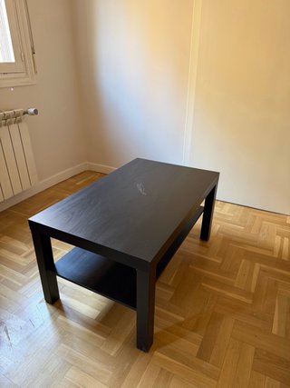 Mesa de centro IKEA LACK negra