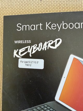 Funda Teclado Inalámbrico iPad 10.2/10.5