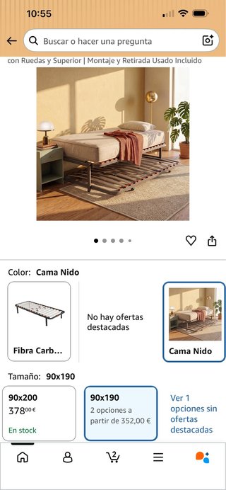 Cama Nido 90x190