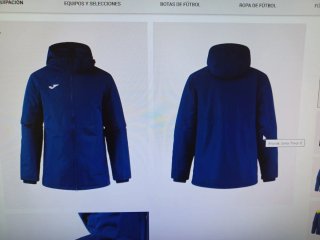 Anorak Joma invierno azul. Totalmente nueva