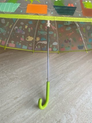Paraguas Infantil Transparente con Dibujos