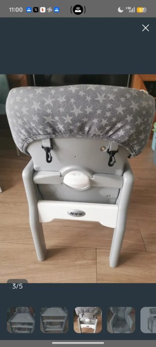 Trona Jane convertible en pupitre