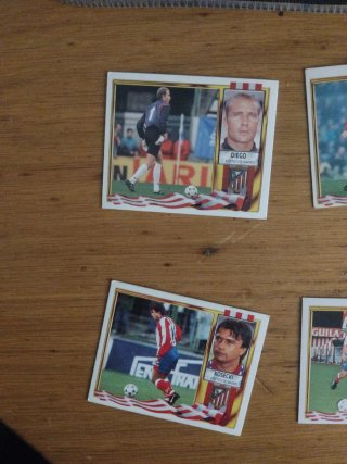 Lote 6 Cromos Atlético de Madrid 95-96