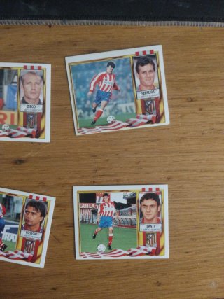 Lote 6 Cromos Atlético de Madrid 95-96