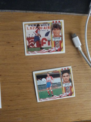 Lote 6 Cromos Atlético de Madrid 95-96