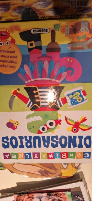 Lote juegos puzzles libros