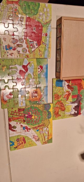 Lote juegos puzzles libros