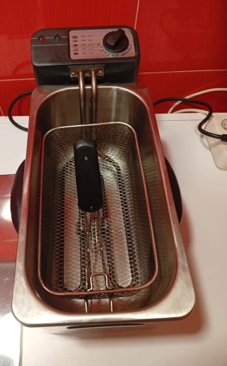 Freidora de Acero Inoxidable
