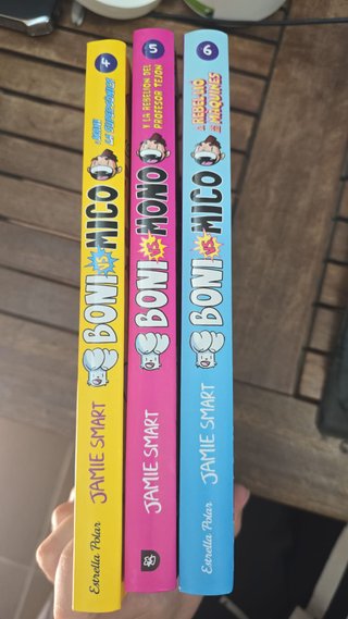 lote 4 libros BONI MICO