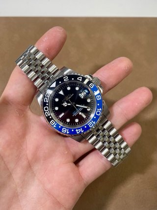 Reloj Seiko Mod GMT Batgirl