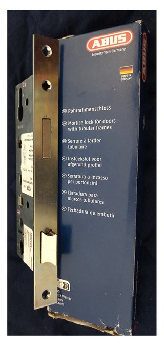 Abus Fechadura de encaixe prata 45 mm
