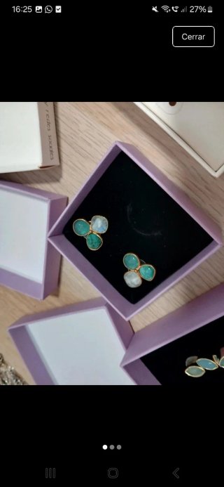 Pendientes Estilo Acus verdes