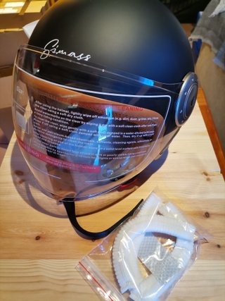 Casco Bici/Patinete Negro Certificado Talla M