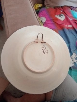 Plato Cerámica Manises Salvador Mora 30cm