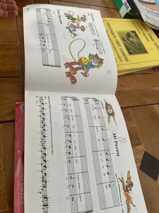 Libros Piano Básico de Bastien Elemental A y B