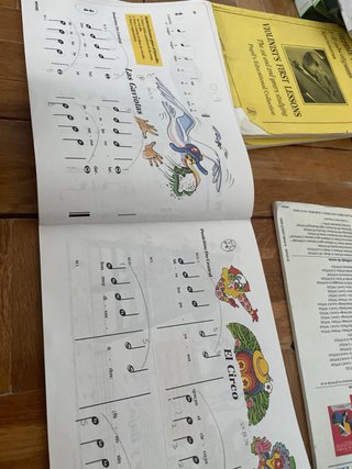 Libros Piano Básico de Bastien Elemental A y B