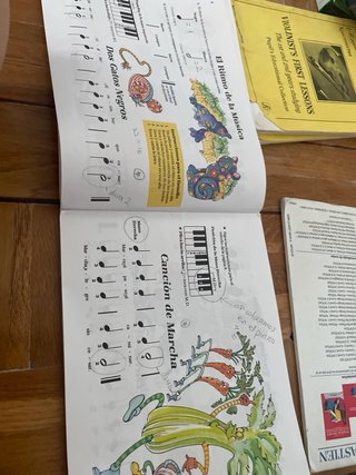 Libros Piano Básico de Bastien Elemental A y B