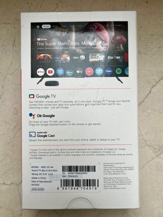 Xiaomi TV Box S 4K Ultra-HD