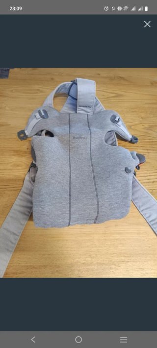 Mochila Portabebés BabyBjörn Gris