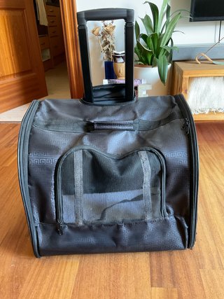 Transportín para mascotas con ruedas