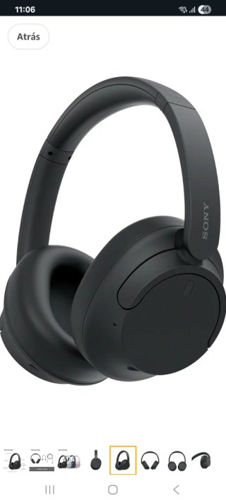 Sony WH-CH720N Auriculares Inalámbricos Negros