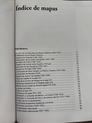 Atlas de Historia de España. Edad Moderna
