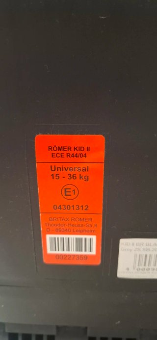 Sillita de coche Britax Römer