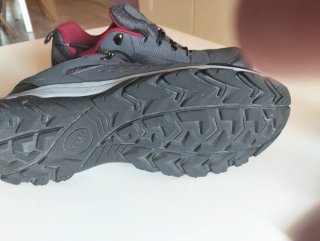 Zapatillas Boriken Trekking Hombre Gris/Rojo