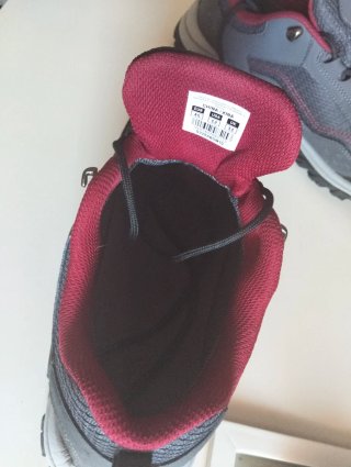 Zapatillas Boriken Trekking Hombre Gris/Rojo