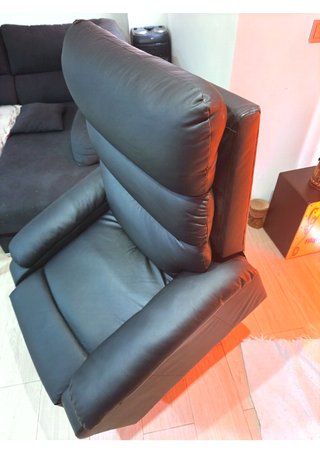 Sillón Relax Reclinable Masaje Negro