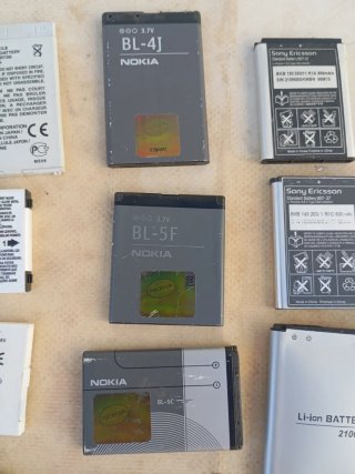 !OCASIÓN! Lote Baterías Móviles Antiguos Nokia LG