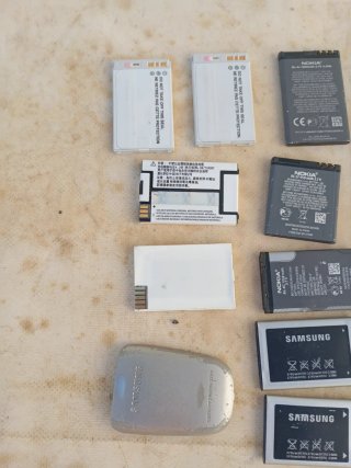 !OCASIÓN! Lote Baterías Móviles Antiguos Nokia LG